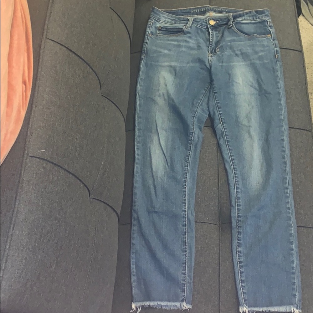 Articles of Society medium wash skinny jeans